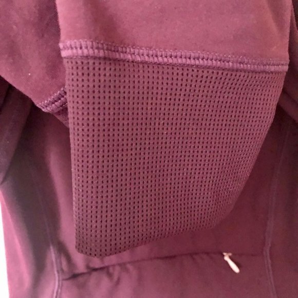 Fabletics Nara Half-Zip Hoodie - Burgundy - M - Picture 13 of 14